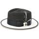 Bruno Capelo Black / White Diamond Crown Braided Fedora Straw Hat HA-722